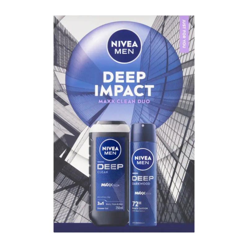 NIVEA MEN Deep Impact dárková sada na tělo