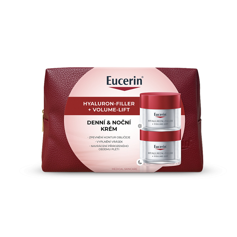 Eucerin Hyaluron-Filler + Volume-Lift vánoční kazeta 2x50 ml