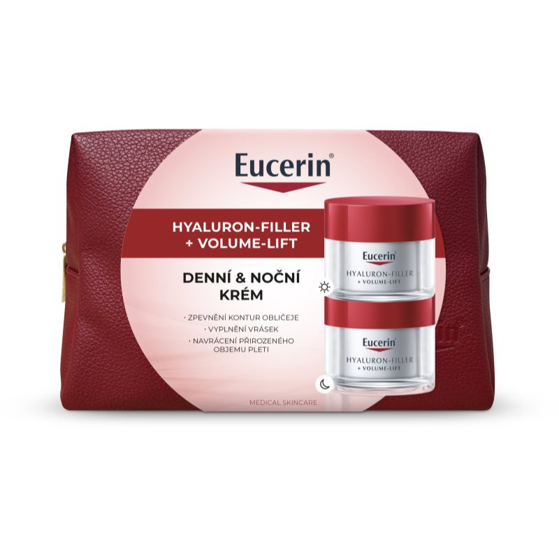 Eucerin Hyaluron-Filler + Volume-Lift vánoční kazeta 2x50 ml