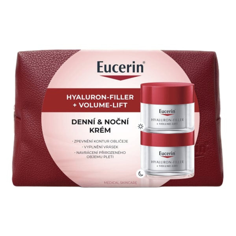 Eucerin Hyaluron-Filler + Volume-Lift vánoční kazeta 2x50 ml