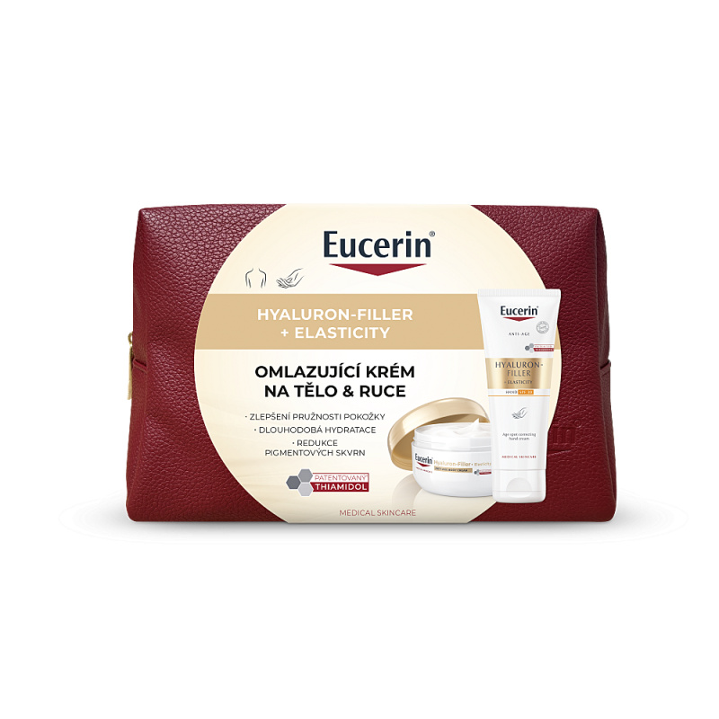 Eucerin Hyaluron-Filler + Elasticity vánoční kazeta 2 ks
