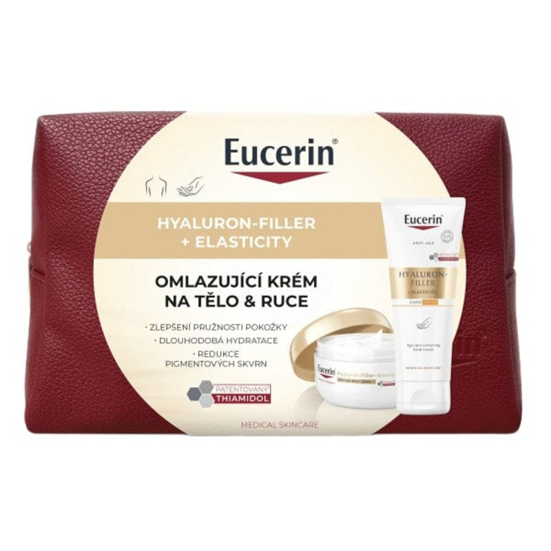 Eucerin Hyaluron-Filler + Elasticity vánoční kazeta 2 ks