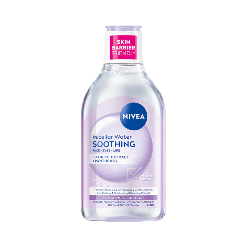 NIVEA  MicellAir Zklidňující micelární voda pro citlivou pleť 400 ml
