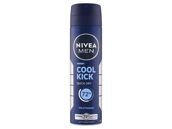 NIVEA MEN Cool Kick antiperspirant ve spreji pro muže 150 ml