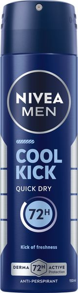 NIVEA MEN Cool Kick antiperspirant ve spreji pro muže 150 ml
