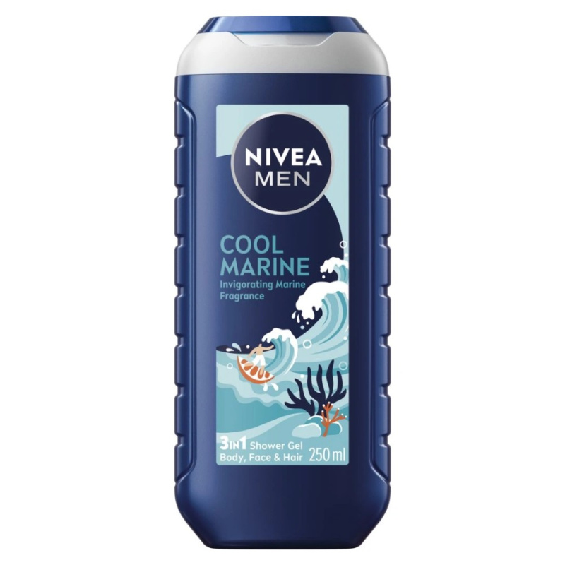 Beiersdorf Nivea Men Ultra Charge sprchový gel, 250 ml