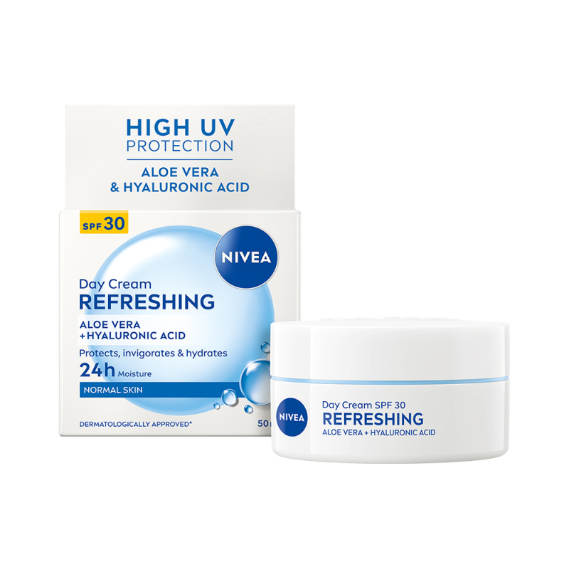 NIVEA Refreshing lehký hydratační krém SPF 30 50 ml
