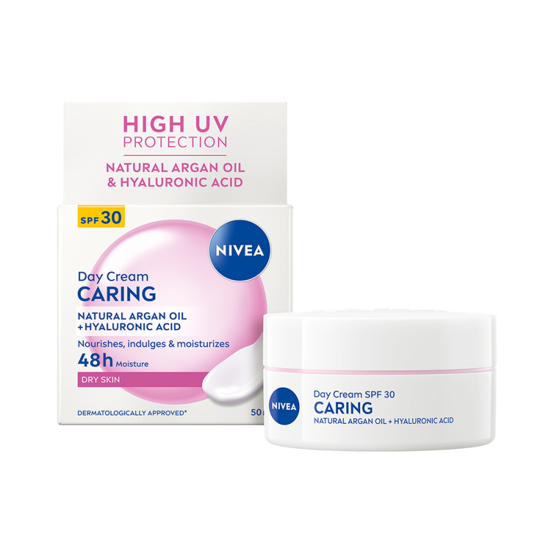 Nivea Denní krém Nourishing Day Cream SPF 30 24h Moisture 50 ml