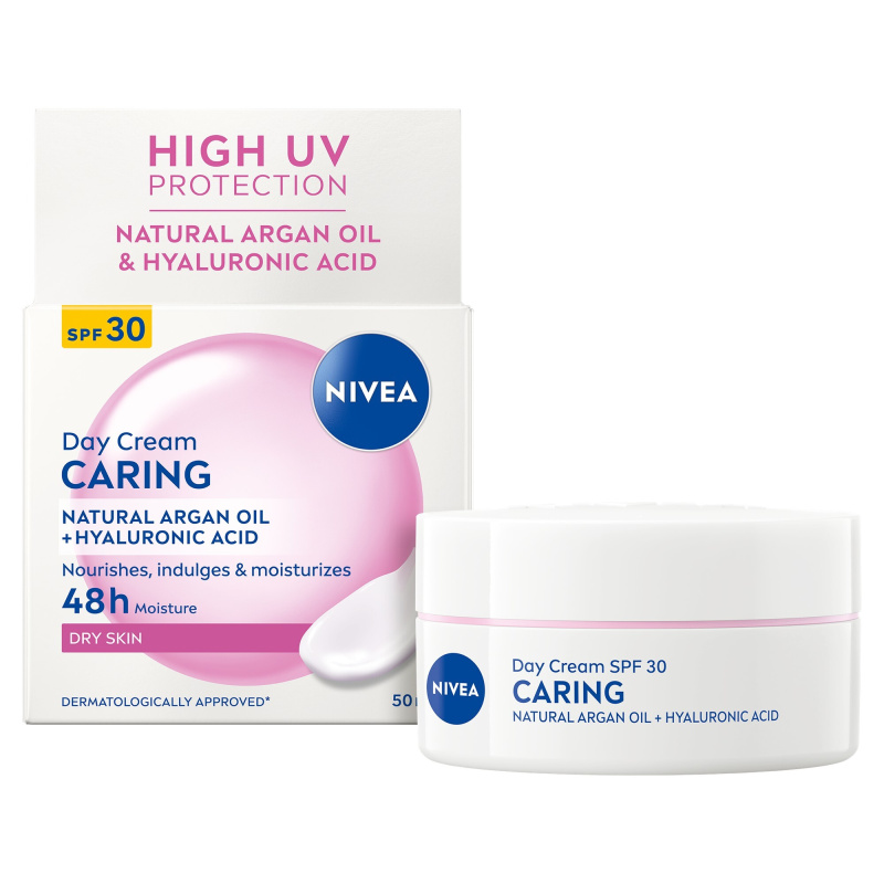 Nivea Denní krém Nourishing Day Cream SPF 30 24h Moisture 50 ml