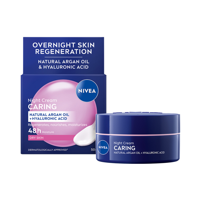 NIVEA Výživný noční krém pro suchou až citlivou pleť 50 ml