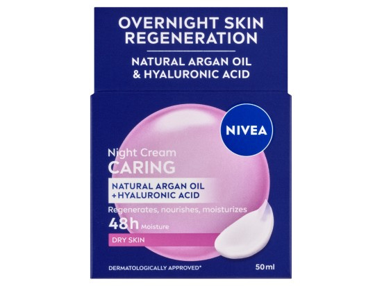 NIVEA Výživný noční krém pro suchou až citlivou pleť 50 ml