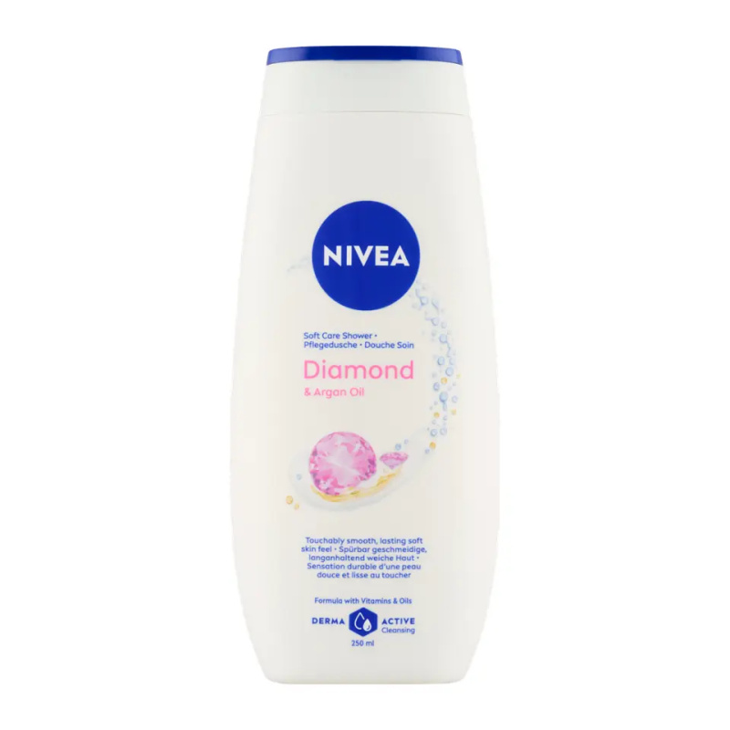 Nivea Diamond & Argan Oil Pečující sprchový gel 250ml