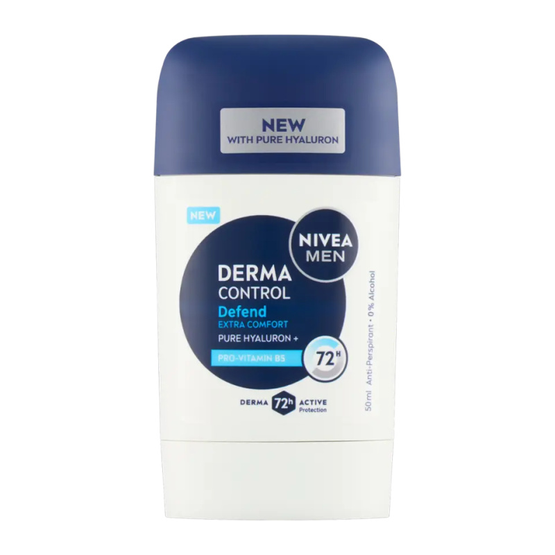 NIVEA MEN Derma Control Defend tuhý antiperspirant pro muže 50 ml