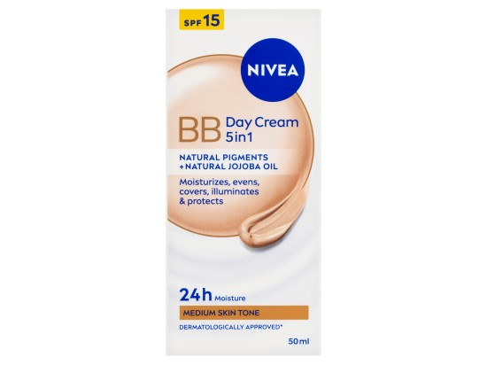 NIVEA BB Cream Denní krém s SPF odstín Medium 50 ml