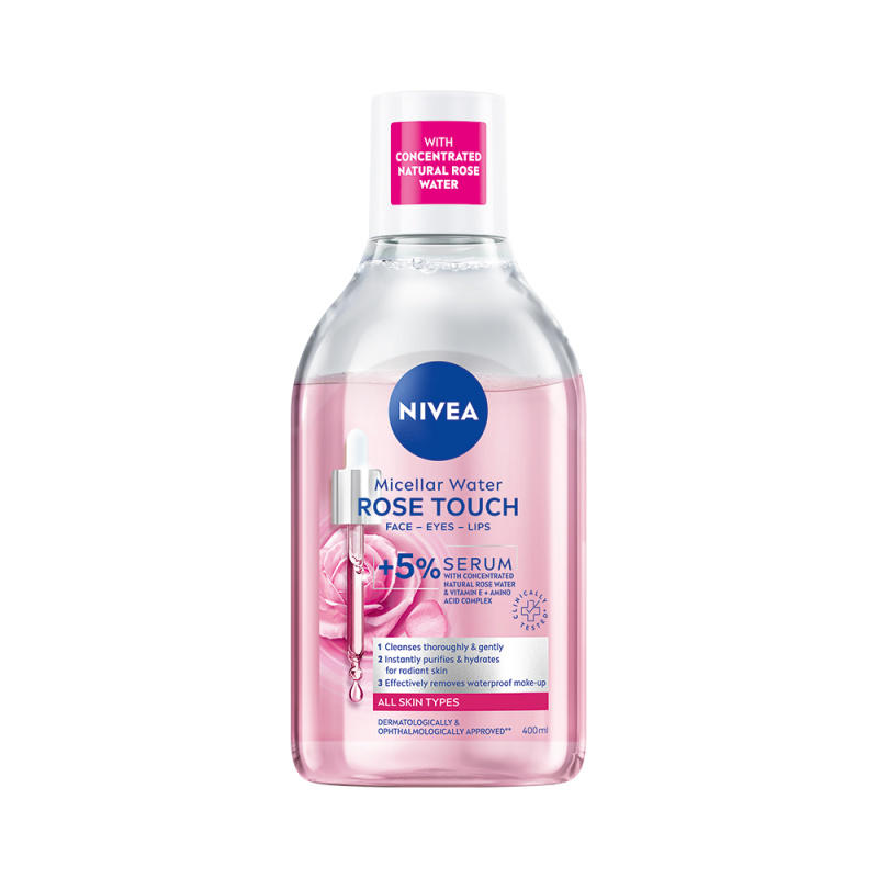 NIVEA Rose Touch dvoufázová micelární voda 400 ml