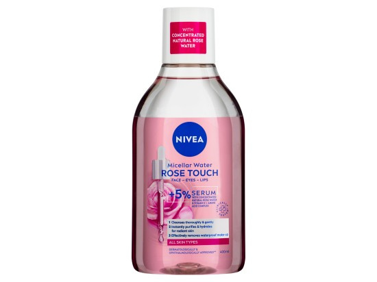 NIVEA Rose Touch dvoufázová micelární voda 400 ml