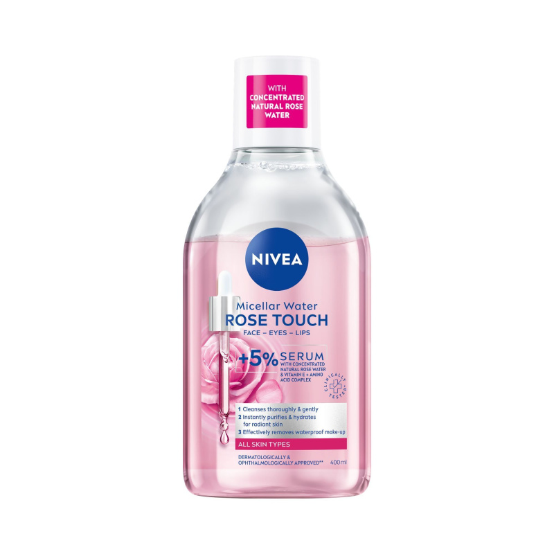 NIVEA Rose Touch dvoufázová micelární voda 400 ml