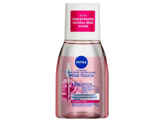 Nivea Rose Touch dvoufázový odličovač očí