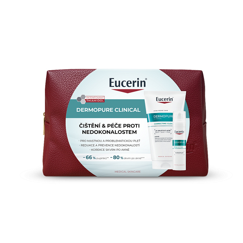 Eucerin DermoPure Clinical vánoční kazeta 2 ks