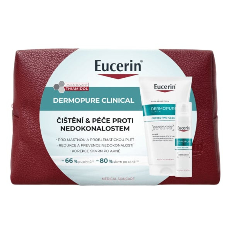 Eucerin DermoPure Clinical vánoční kazeta 2 ks