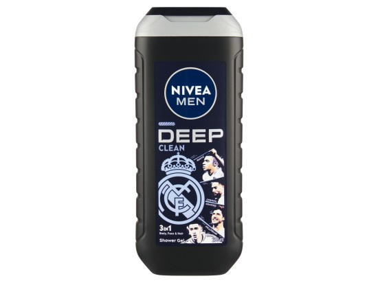 NIVEA MEN Real Madrid osvěžující sprchový gel 3 v 1 250 ml