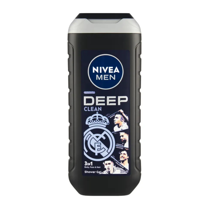 NIVEA MEN Real Madrid osvěžující sprchový gel 3 v 1 250 ml