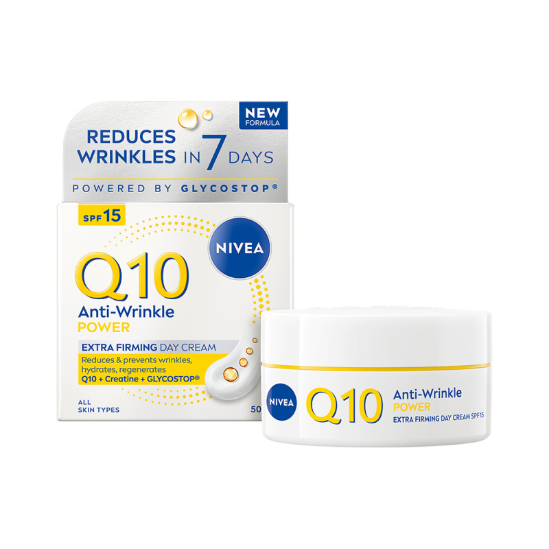 Nivea Zpevňující denní krém proti vráskám Q10 Power 50 ml
