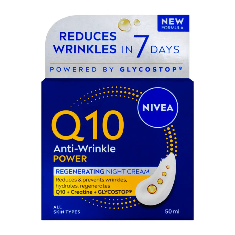 NIVEA Q10 Power zpevňující noční krém proti vráskám 50 ml