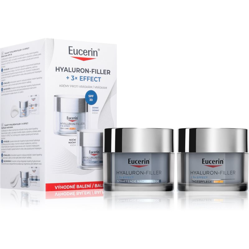 Eucerin Hyaluron-Filler + 3x Effect denní a noční krém 2x50 ml