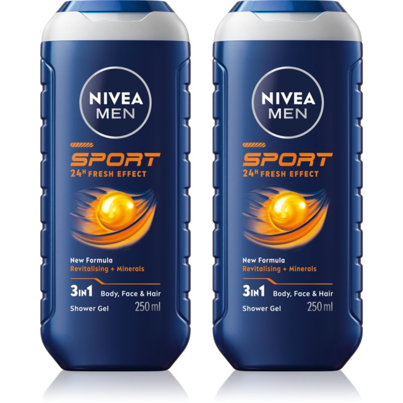 NIVEA MEN Sport sprchový gel pro muže výhodné balení