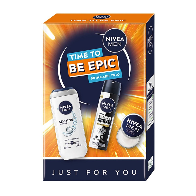Nivea klasicka modra NIV VK MEN (sg,deo,krém) TIME TO BE EPIC