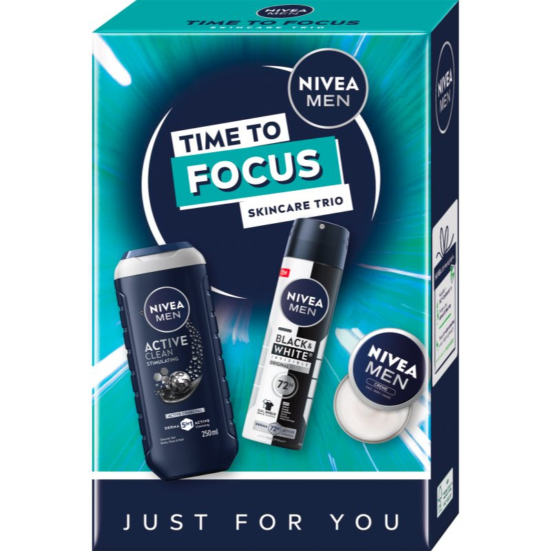 NIVEA MEN Time to Focus dárková sada pro muže