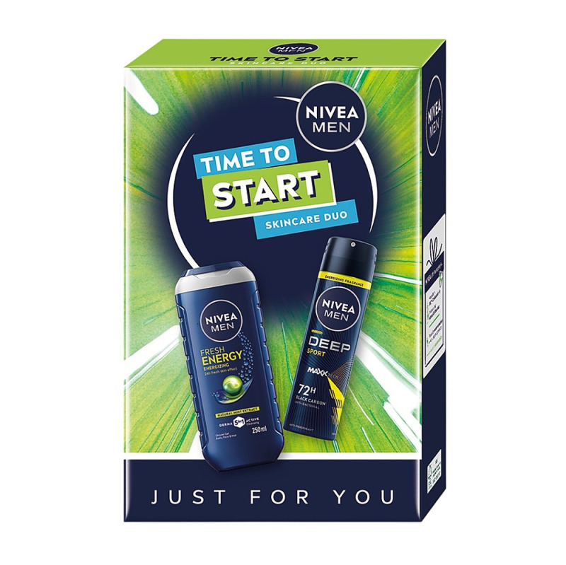 Nivea klasicka modra NIV VK MEN (sg,deo) TIME TO START