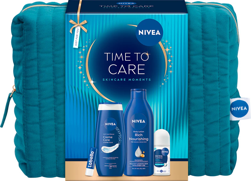 NIVEA Time to Care dárková sada pro výživu a hydrataci