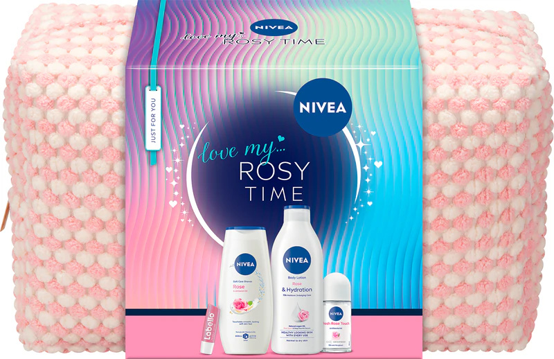 NIVEA Rosy Time dárková sada pro výživu a hydrataci