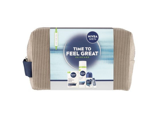 NIVEA MEN Time to Feel Great dárková sada pro citlivou pleť
