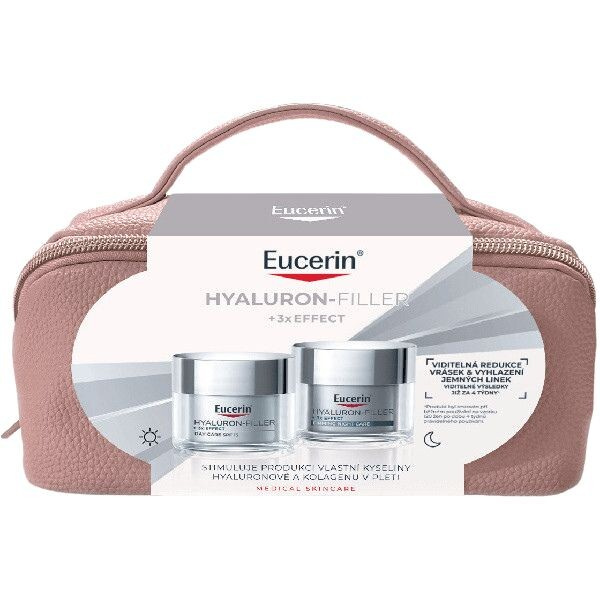 EUCERIN Vánoční kazeta Hyaluron-Filler +3x Effect 50 ml + 50 ml