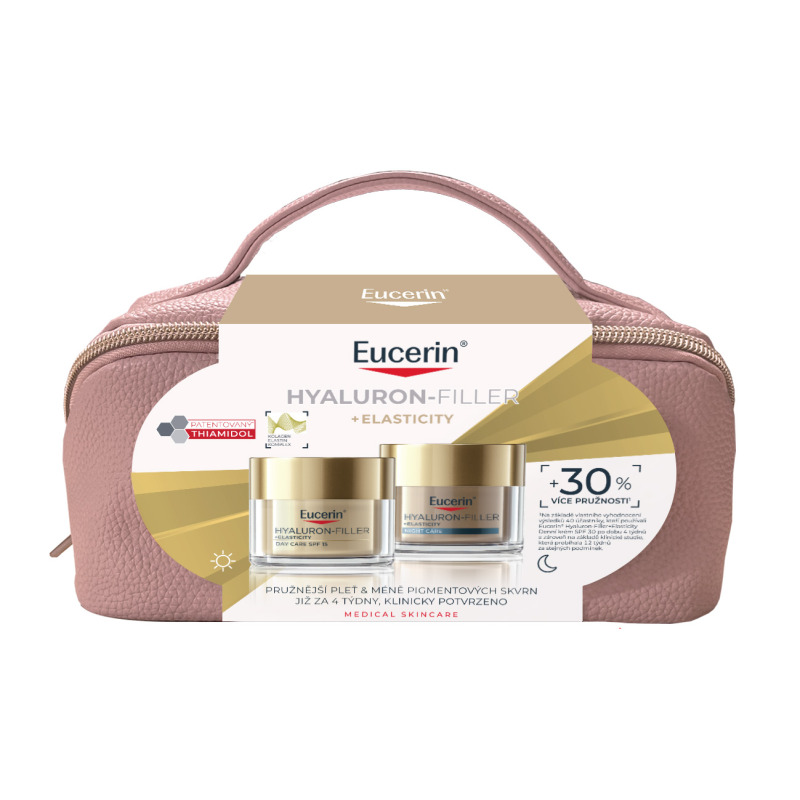 EUCERIN Vánoční kazeta Hyaluron-Filler +Elasticity 50 ml + 50 ml
