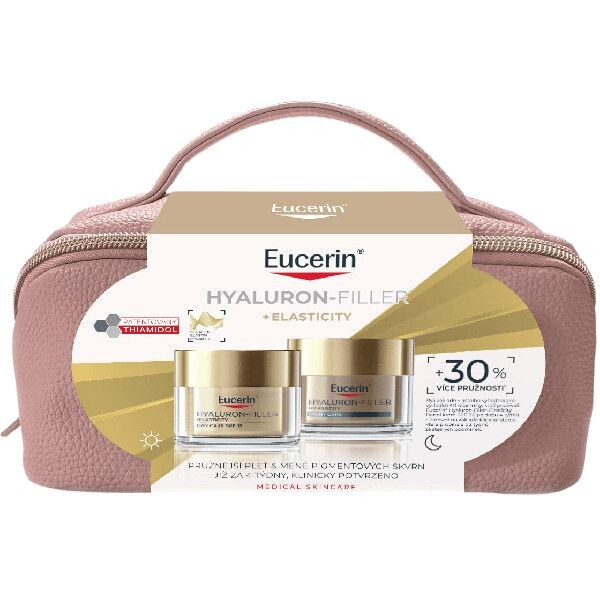 EUCERIN Vánoční kazeta Hyaluron-Filler +Elasticity 50 ml + 50 ml