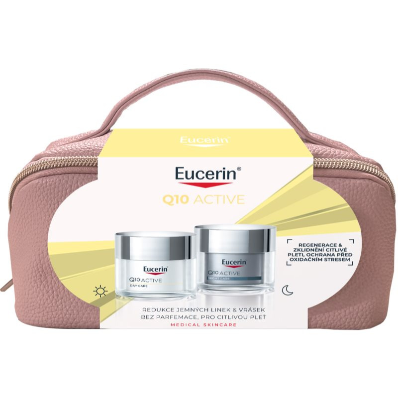 EUCERIN Vánoční kazeta Q10 Active Denní & Noční krém 50 ml + 50 ml