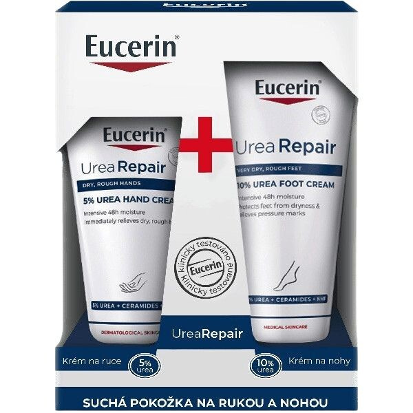 EUCERIN Kazeta UreaRepair Krém na ruce & Krém na nohy 75 ml + 100 ml