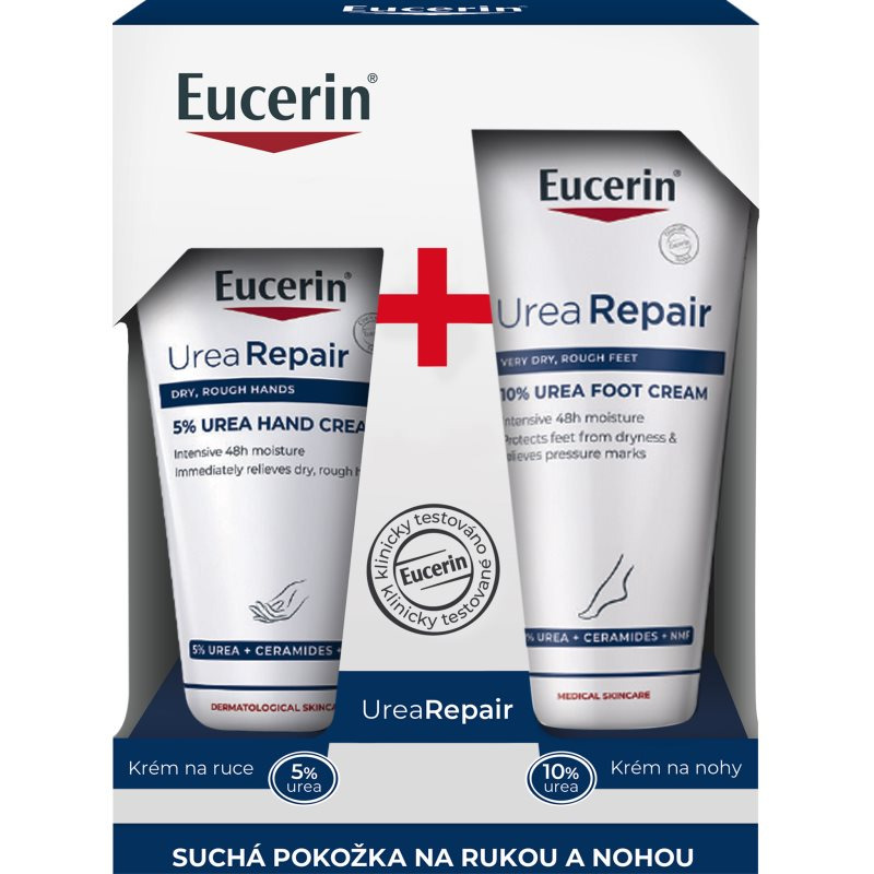EUCERIN Kazeta UreaRepair Krém na ruce & Krém na nohy 75 ml + 100 ml