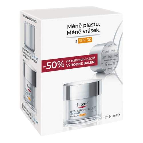 Eucerin Hyaluron-Fil.den.kr.SPF30+refill 2x50ml