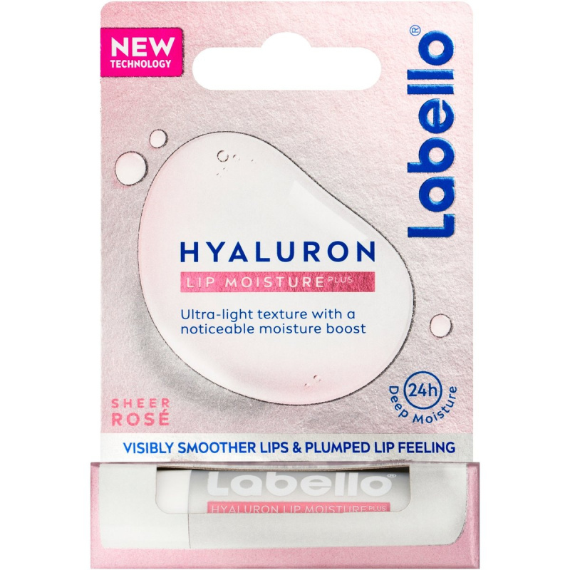 Labello Hyaluron Rose balzám na rty