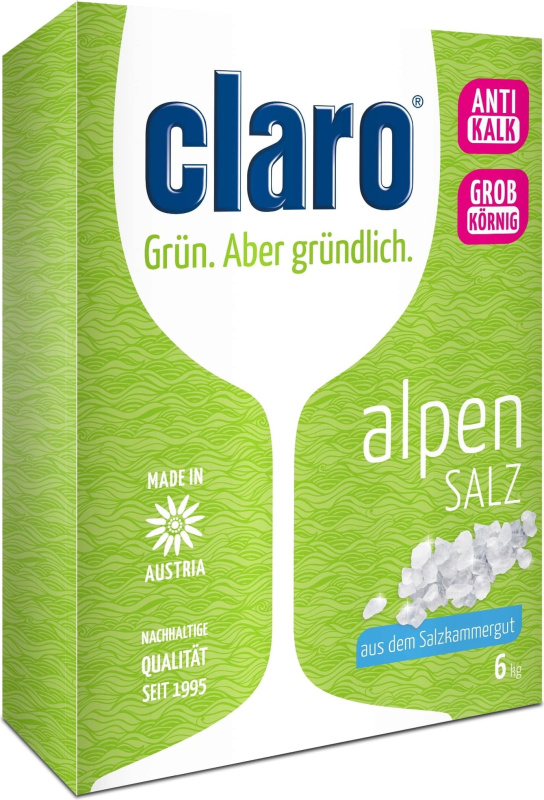 Claro Alpská sůl do myčky, 6 kg