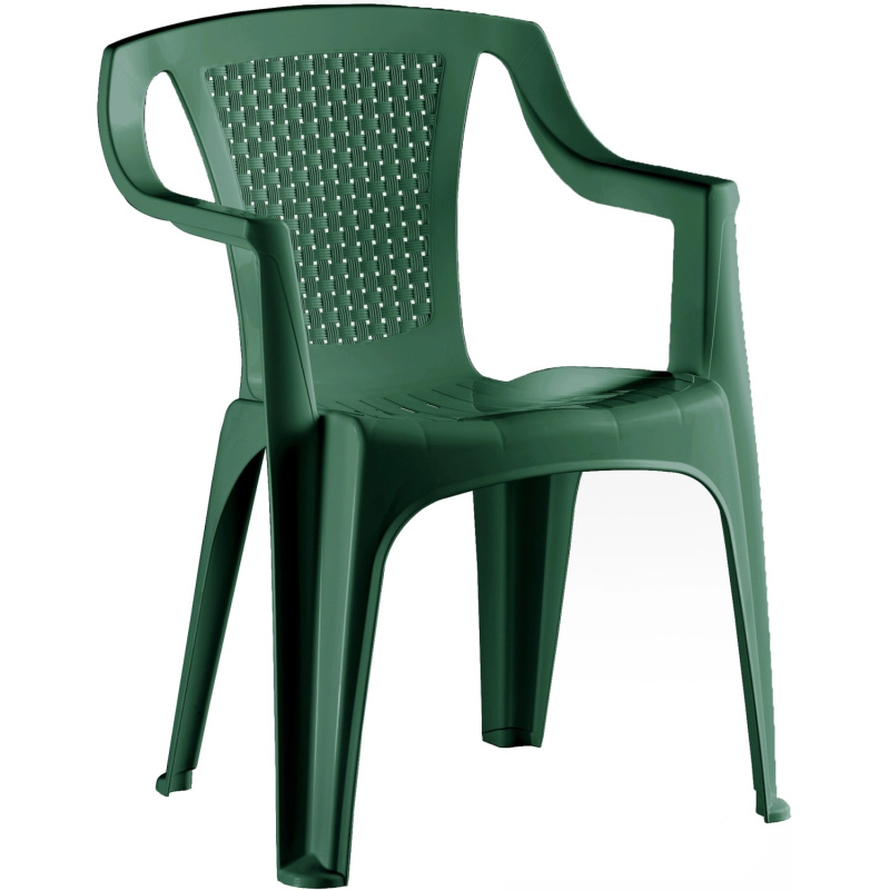 Křeslo Luna zelené, 80 cm