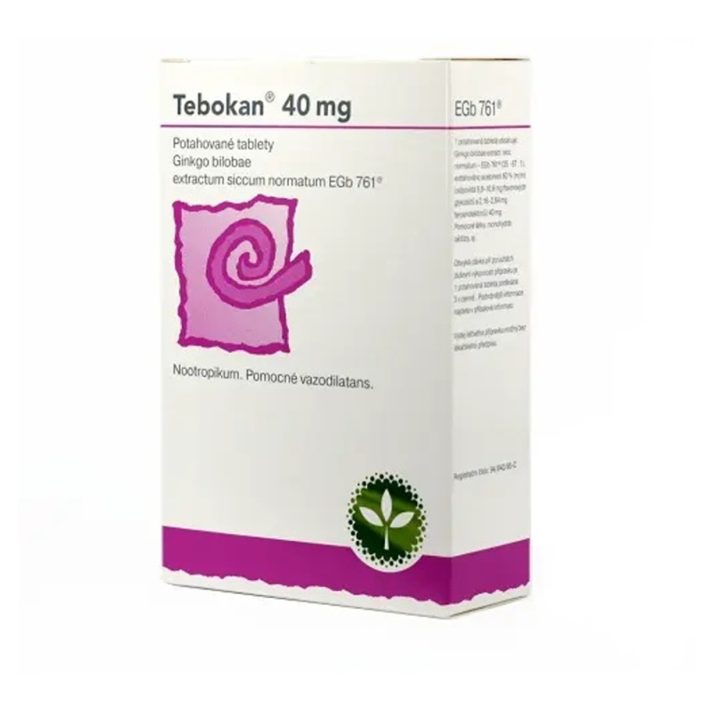 TEBOKAN 40MG Potahovaná tableta 100