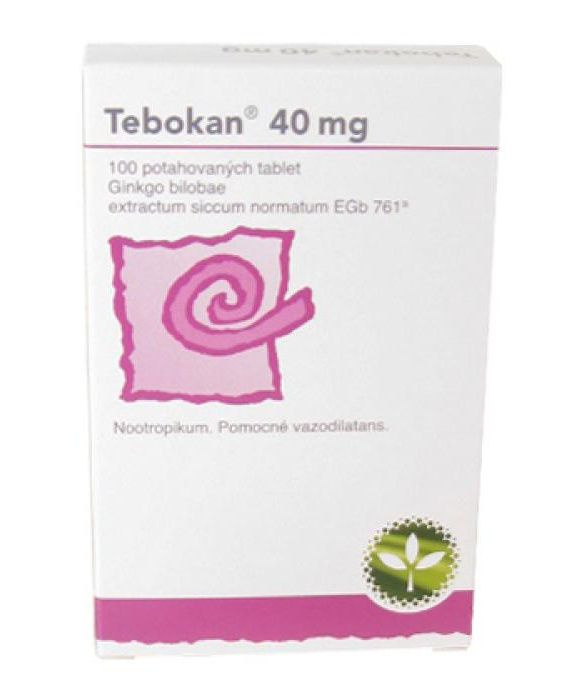 TEBOKAN 40MG Potahovaná tableta 100