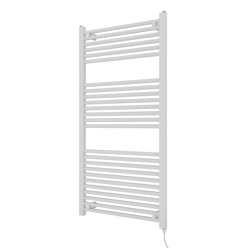 Azur Elektrický koupelnový radiátor Kitty Typ 1, 600 W, bílá, 120 x 60 cm