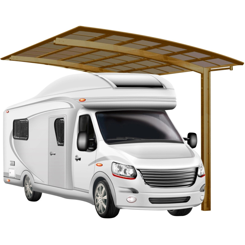 Ximax Alu přístřešek na auto Portoforte Caravan Typ 80 bronz 270 x 495 cm